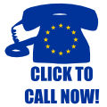 Phone with the circle of EU stars captioned Click to Call Now